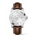 montre Longines avec un boîtier en acier, un cadran argent et un diamètre de 43 - thumb