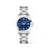 Longines horloge met een kast in staal, met een wijzerplaat in het blauw en een diameter van 34 mm - thumb