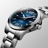 Longines horloge met een kast in staal, met een wijzerplaat in het blauw en een diameter van 41 - thumb