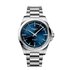 Longines horloge met een kast in staal, met een wijzerplaat in het blauw en een diameter van 41 - thumb
