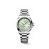 Longines horloge met een kast in staal, met een wijzerplaat in het groen en een diameter van 34 mm - thumb