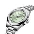 Longines horloge met een kast in staal, met een wijzerplaat in het groen en een diameter van 34 mm - thumb
