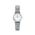 Longines horloge met een kast in staal, met een wijzerplaat in het wit en een diameter van 24 - thumb