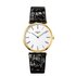 Longines horloge met een kast in gele pvd-coating, met een wijzerplaat in het wit en een diameter van 36 mm - thumb