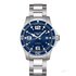 Longines horloge met een kast in staal, met een wijzerplaat in het blauw en een diameter van 41 - thumb