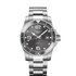 Longines horloge met een kast in staal, met een wijzerplaat in het grijs en een diameter van 41 - thumb