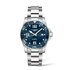 Longines horloge met een kast in staal, met een wijzerplaat in het blauw en een diameter van 39 - thumb