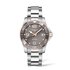 Longines horloge met een kast in staal, met een wijzerplaat in het grijs en een diameter van 39 - thumb