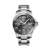 Longines horloge met een kast in staal, met een wijzerplaat in het grijs en een diameter van 43 - thumb
