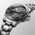 Longines horloge met een kast in staal, met een wijzerplaat in het grijs en een diameter van 43 - thumb