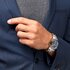 Longines horloge met een kast in staal, met een wijzerplaat in het grijs en een diameter van 43 - thumb