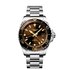 Longines horloge met een kast in staal, met een wijzerplaat in het bruin en een diameter van 41 - thumb