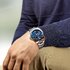 Longines horloge met een kast in staal, met een wijzerplaat in het blauw en een diameter van 41 mm - thumb