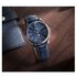 montre Longines avec un boîtier en acier, un cadran bleu et un diamètre de 42 - thumb