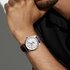 Longines horloge met een kast in staal, met een wijzerplaat in het zilver en een diameter van 42 - thumb