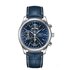 montre Longines avec un boîtier en acier, un cadran bleu et un diamètre de 42 - thumb