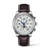Longines horloge met een kast in staal, met een wijzerplaat in het wit en een diameter van 42 - thumb