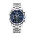 Longines horloge met een kast in staal, met een wijzerplaat in het blauw en een diameter van 42 - thumb