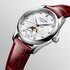 Longines horloge met een kast in staal, met een wijzerplaat in het parelmoer met  briljant en een diameter van 34 - thumb