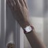 montre Longines avec un boîtier en acier, un cadran nacre avec brillant et un diamètre de 34 mm - thumb
