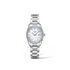 Longines horloge met een kast in staal, met een wijzerplaat in het parelmoer met  briljant en een diameter van 29,5 - thumb