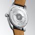 montre Longines avec un boîtier en acier, un cadran noir et un diamètre de 40 - thumb