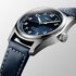 Longines horloge met een kast in staal, met een wijzerplaat in het blauw en een diameter van 40 - thumb