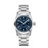 montre Longines avec un boîtier en acier, un cadran bleu et un diamètre de 40 - thumb
