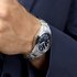 montre Longines avec un boîtier en acier, un cadran bleu et un diamètre de 40 - thumb