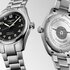 Longines horloge met een kast in staal, met een wijzerplaat in het zwart en een diameter van 42 - thumb