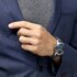 montre Longines avec un boîtier en acier, un cadran bleu et un diamètre de 42 - thumb
