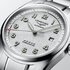 Longines horloge met een kast in staal, met een wijzerplaat in het zilver en een diameter van 40 - thumb