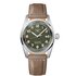 Longines horloge met een kast in staal, met een wijzerplaat in het groen en een diameter van 42 - thumb