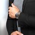 Longines horloge met een kast in staal, met een wijzerplaat in het zwart en een diameter van 42 - thumb