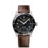 Longines horloge met een kast in staal, met een wijzerplaat in het zwart en een diameter van 42 mm - thumb