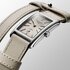 Longines horloge met een kast in staal, met een wijzerplaat in het beige en een diameter van 23.3 x 37 mm - thumb