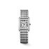 montre Longines avec un boîtier en acier et un cadran argent - thumb