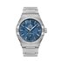 Omega horloge met een kast in staal, met een wijzerplaat in het blauw en een diameter van 41 - thumb