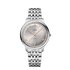 Omega horloge met een kast in staal, met een wijzerplaat in het zilver en een diameter van 40 - thumb