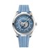 Omega horloge met een kast in staal, met een wijzerplaat in het blauw en een diameter van 43 - thumb