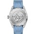 Omega horloge met een kast in staal, met een wijzerplaat in het blauw en een diameter van 43 - thumb