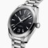 Omega horloge met een kast in staal, met een wijzerplaat in het zwart en een diameter van 41 - thumb