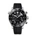montre Omega avec un boîtier en acier, un cadran noir et un diamètre de 44 - thumb