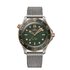 Omega horloge met een kast in bronsgoud 9kt op titanium, met een wijzerplaat in het groen en een diameter van 42 - thumb