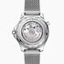 Omega horloge met een kast in staal, met een wijzerplaat in het zwart en een diameter van 42 - thumb