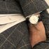 montre Omega avec un boîtier en acier, un cadran argent et un diamètre de 40 - thumb