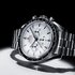 Omega horloge met een kast in staal, met een wijzerplaat in het wit en een diameter van 42 - thumb