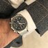 Omega horloge met een kast in staal, met een wijzerplaat in het zwart en een diameter van 44,25 - thumb