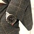 Omega horloge met een kast in staal, met een wijzerplaat in het zwart en een diameter van 44,25 - thumb
