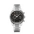 Omega horloge met een kast in staal, met een wijzerplaat in het zwart en een diameter van 40,5 - thumb